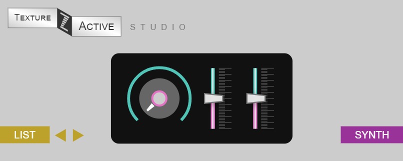2D Synth in 3D and VR with ZIM TextureActive and three.js