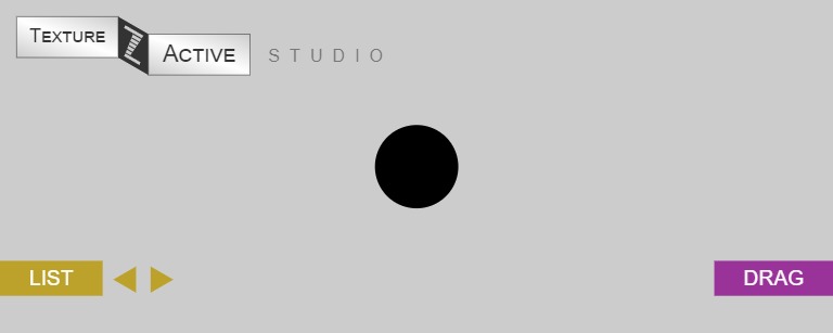 Drag any 2D object in 3D and VR with ZIM TextureActive and three.js